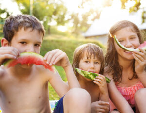 Kids Choice Watermelons Gallery kids eating fresh watermelon